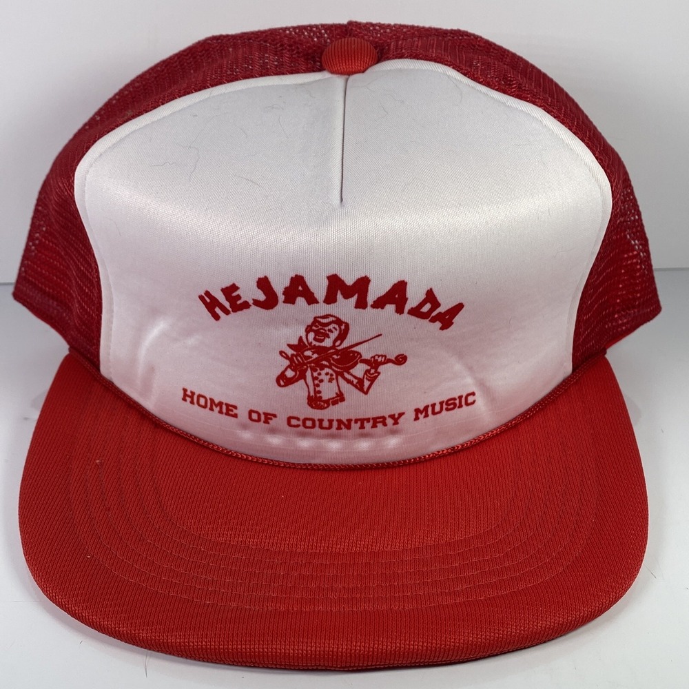 Vintage HEJAMADA "Home of Country Music" Trucker Hat Snapback Cap Mesh‎ Dad Gift
